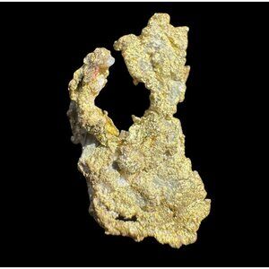 Gold on Quartz Crystal Nugget Specimen - Grass Valley, California - 1.8 grams